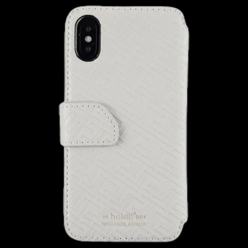 Holdit Stockholm Wallet Case Magnet iPhone X/XS Grey Grå Sale