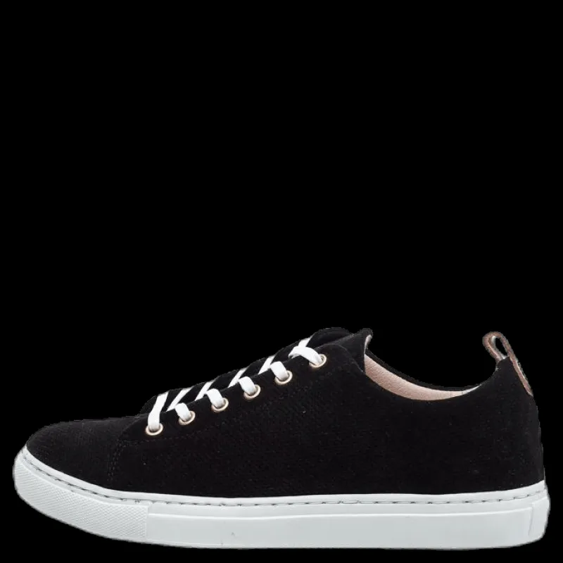 Hot Sneaky Steve Stoked Low Suede Black Svart