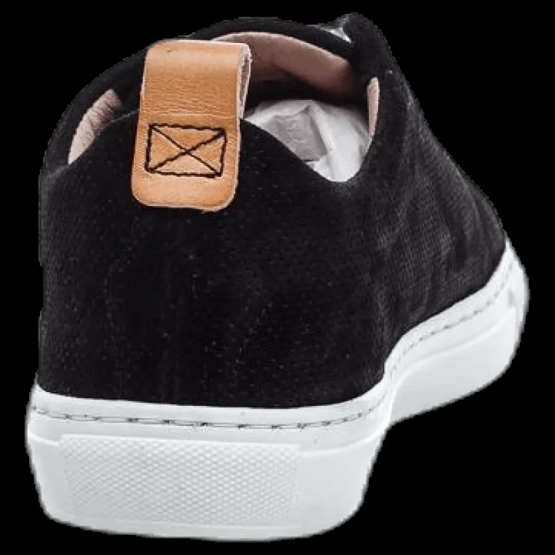 Hot Sneaky Steve Stoked Low Suede Black Svart