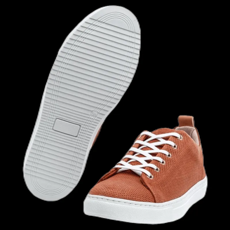 Sneaky Steve Stoked Low Suede Orange Clearance