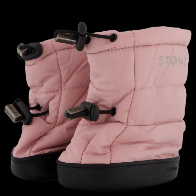 Stonz Toddler Puffer Booties Pink Rosa Best