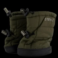 Sale Stonz Toddler Puffer Booties Green Grön