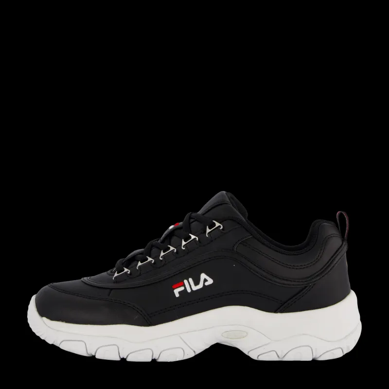 Fila Strada Low Wmn Black Svart Outlet