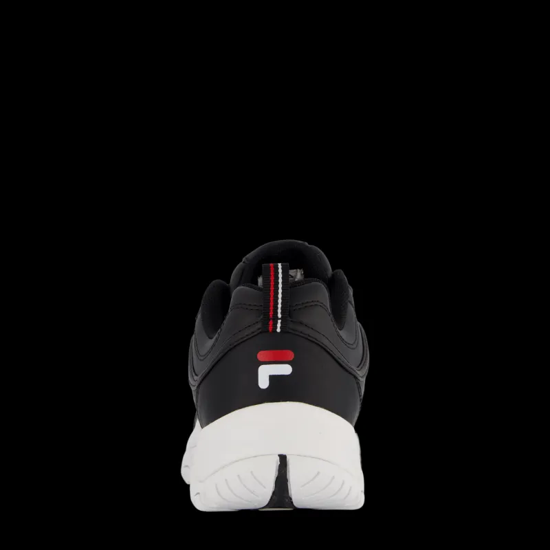 Fila Strada Low Wmn Black Svart Outlet