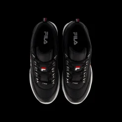 Fila Strada Low Wmn Black Svart Outlet