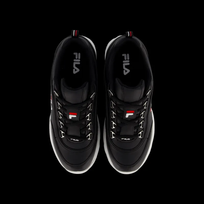 Fila Strada Low Wmn Black Svart Outlet