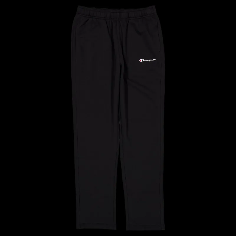 Champion Straight Hem Pants Black Beauty Svart Sale