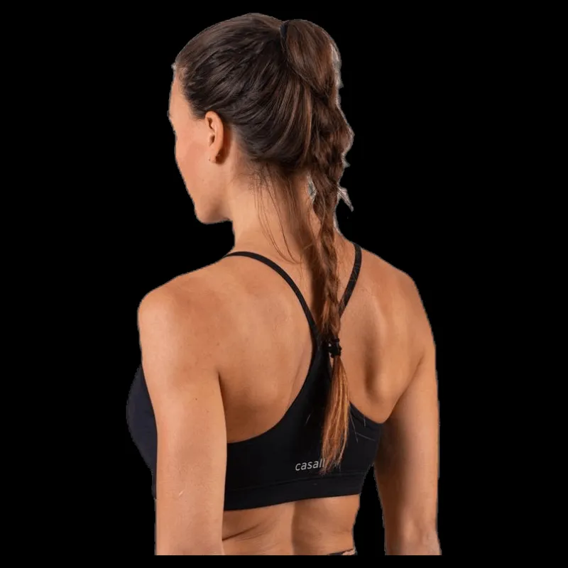 Clearance Casall Strappy Sports Bra Black Svart
