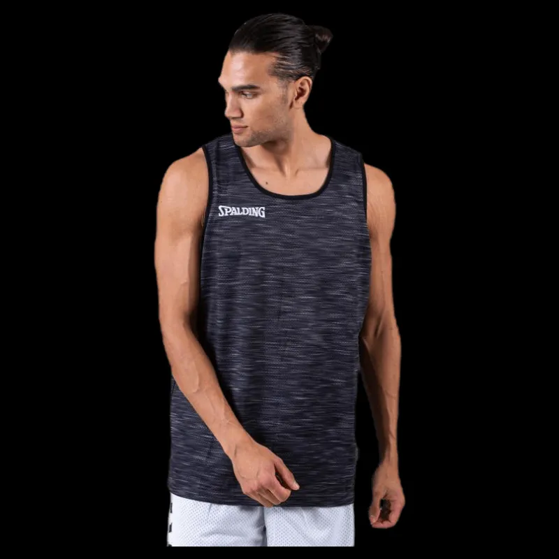 Spalding Street Reversible Tank Top Black/Grey Svart och Grå