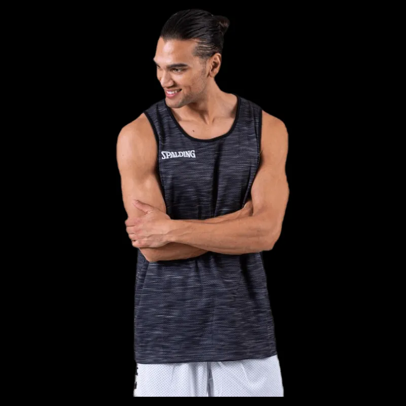 Spalding Street Reversible Tank Top Black/Grey Svart och Grå