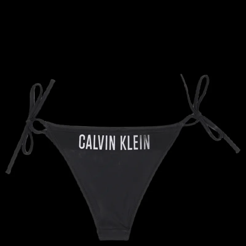 Calvin Klein String Side Tie Cheeky Bikini Pvh Black Svart