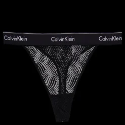 Calvin Klein String Thong Black Svart Best