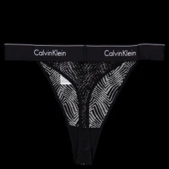 Calvin Klein String Thong Black Svart Best
