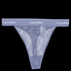 Outlet Calvin Klein String Thong Blue Blå