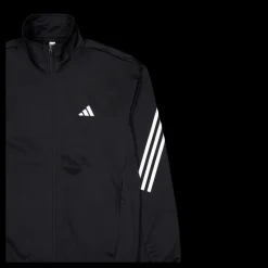 Discount adidas Tennis 3-stripe Knitted Jacket Black Svart