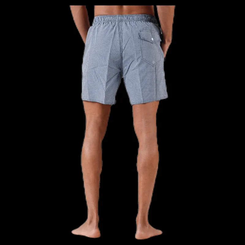 Discount Speedo Stripe Leisure 16" Watershort Blue/White Blå och Vit