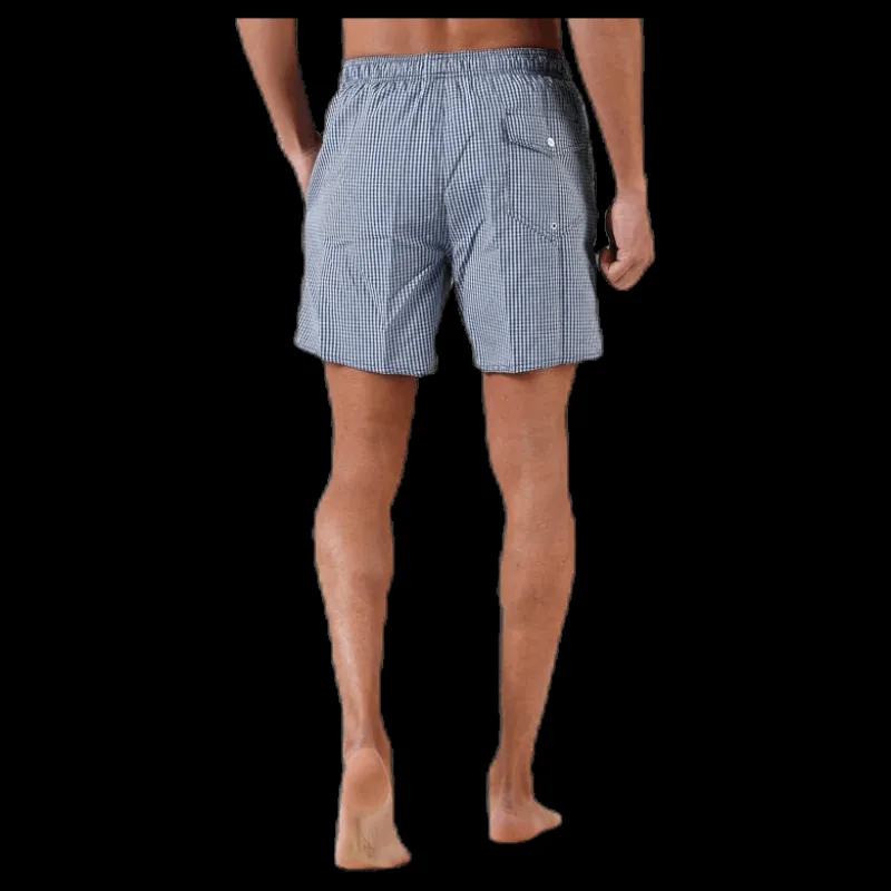 Discount Speedo Stripe Leisure 16" Watershort Blue/White Blå och Vit