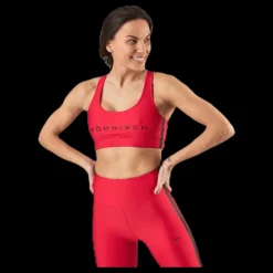 Röhnisch Stripe Sports Bra Red Röd Outlet