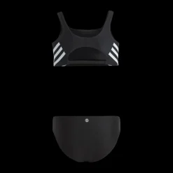 Discount adidas 3-Stripes Bikini Black / White Svart