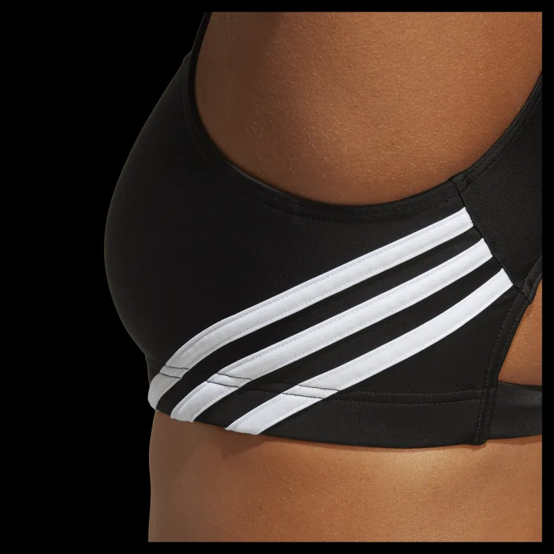 Outlet adidas 3-Stripes Bikini Black / White Svart