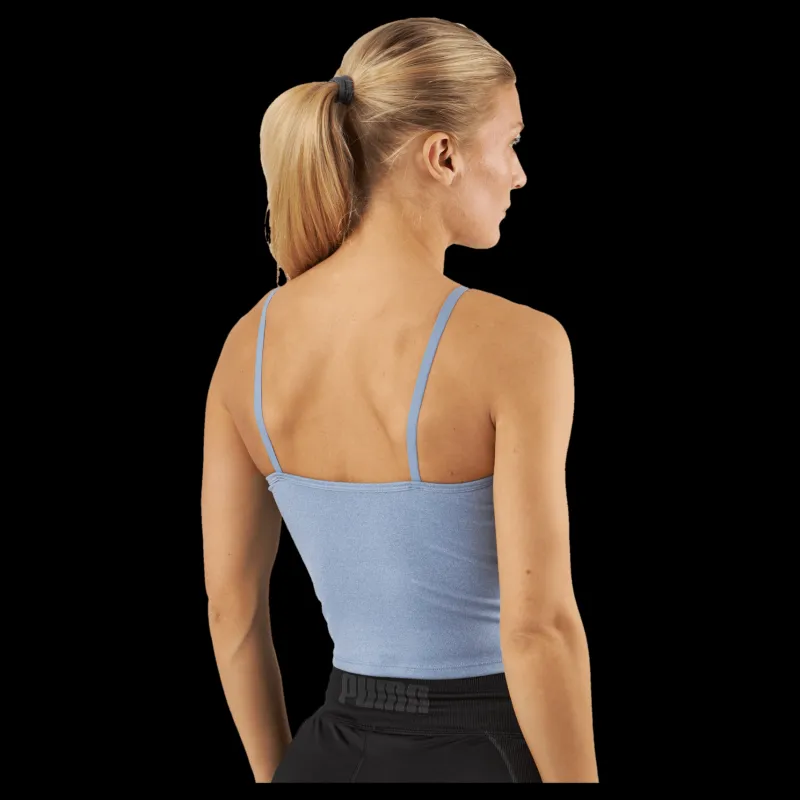 Puma Studio Foundation Ruched Tank Filtered Ash Blå Discount