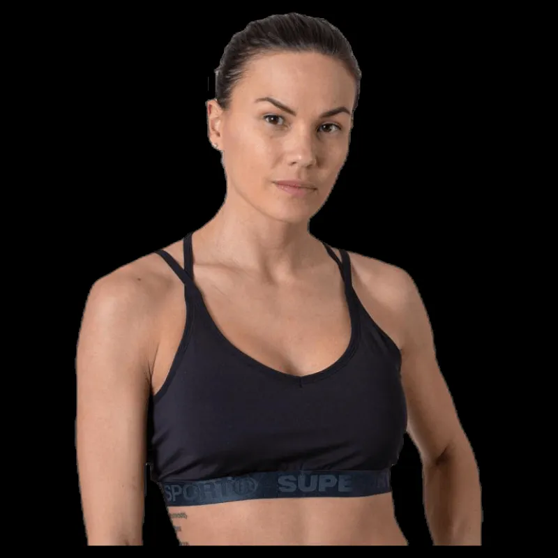 Outlet Superdry Studio Strappy Bra Black Svart