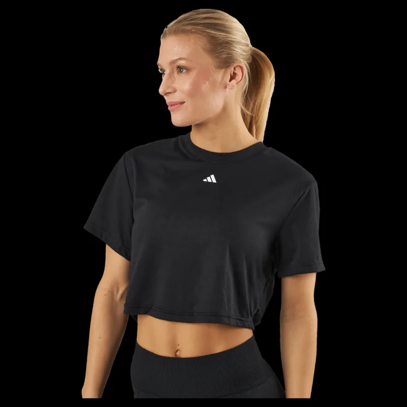 adidas Studio T-Shirt Black Svart Hot
