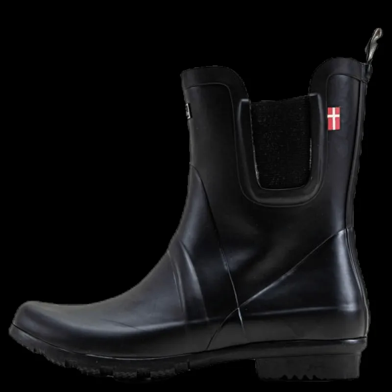Mols Suburbs Rubber Boot Black Svart Clearance