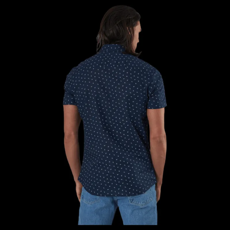 Jack & Jones Summer Blackpool Shirt S/S Blue Blå New