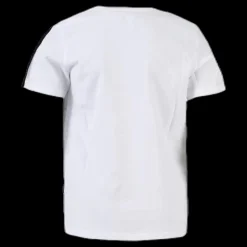 WeSC Superlative Conspiracy Logo Tee Youth White Vit Clearance
