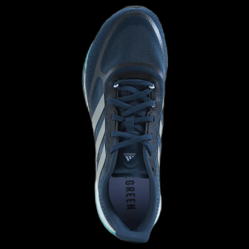 Discount adidas Supernova+ Shoes Crew Navy / Silver Metallic / Pulse Aqua Blå