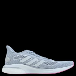 adidas Supernova Shoes Halo Silver / Cloud White / Screaming Pink Grå Clearance