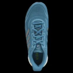 Best adidas Supernova Shoes Hazy Blue / Halo Blue / Acid Yellow Blå