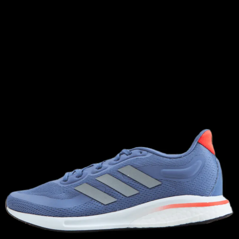 New adidas Supernova Shoes Orbit Violet / Silver Metallic / Solar Red Blå
