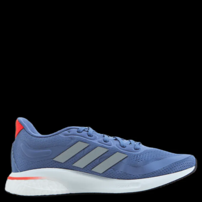 New adidas Supernova Shoes Orbit Violet / Silver Metallic / Solar Red Blå