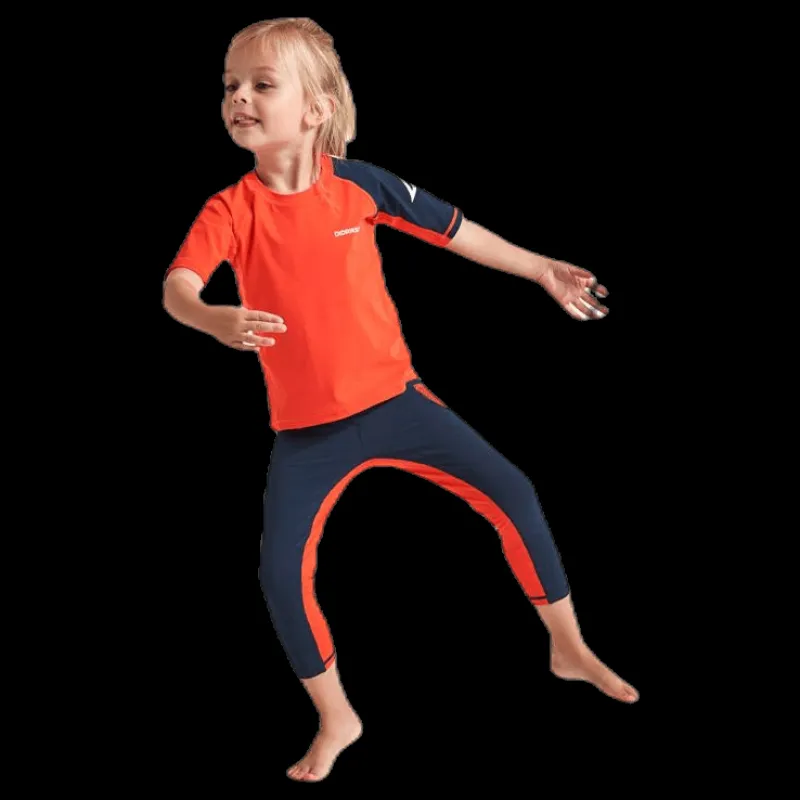 Didriksons Surf Kids SS UV Top Orange New