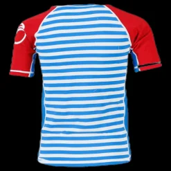 Didriksons Surf Shortsleeve UV Top Blue/Red Blå och Röd Sale