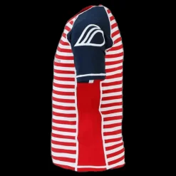Didriksons Surf Shortsleeve UV Top Blue/Red Blå och Röd Online