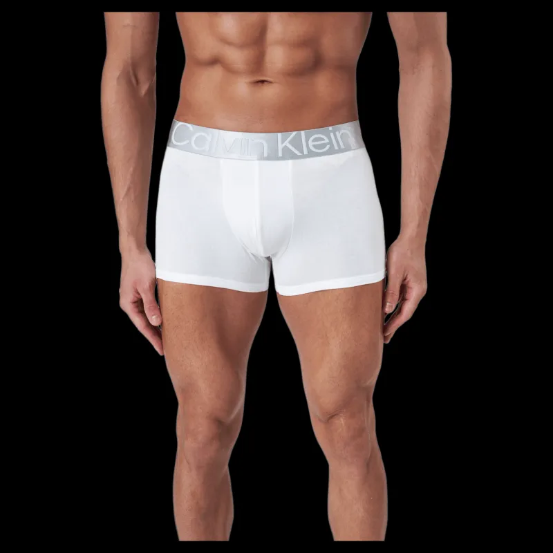 New Calvin Klein Sustain Steel Cotton Trunk 3Pk Multi Grå