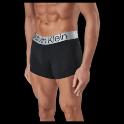 New Calvin Klein Sustain Steel Cotton Trunk 3Pk Multi Grå