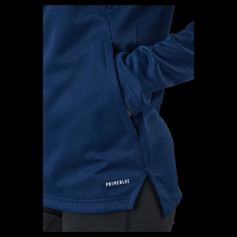 adidas Svff Tk Jkt W Team Navy Blue/easy Yellow Blå Online