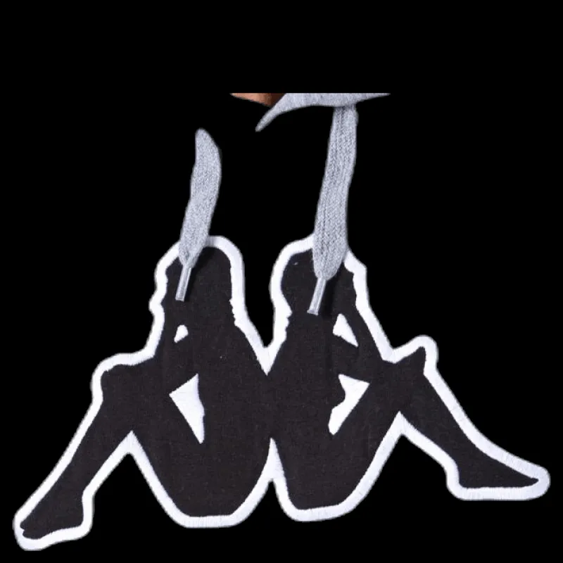 Clearance Kappa Sweat Hood, Logo Airiti Grey Grå