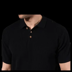 Discount Dedicated Sweater Short Sleeve Gnesta Black Svart