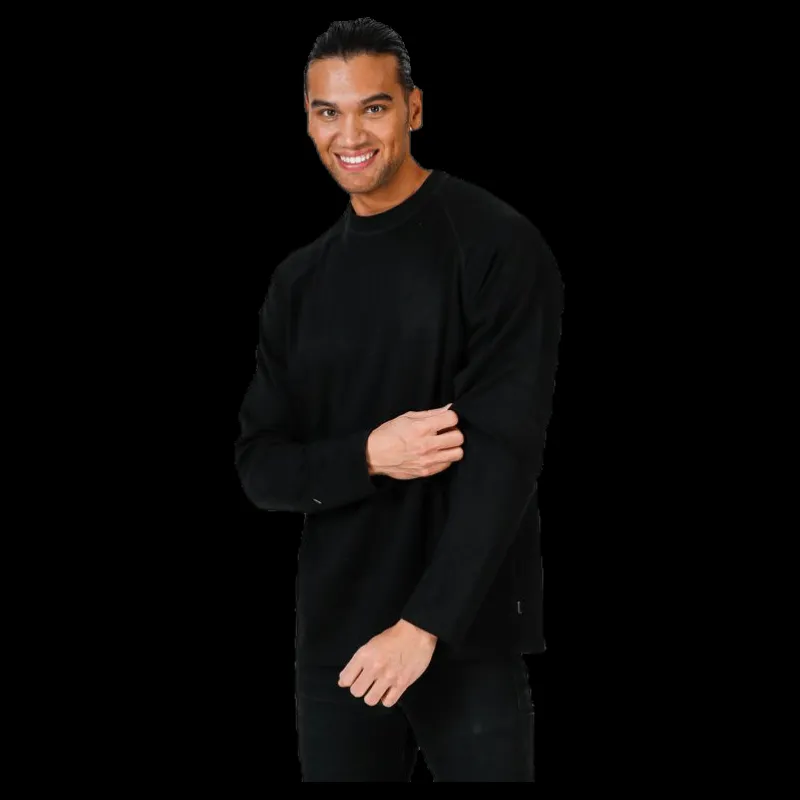 Resteröds Sweatshirt Bamboo Black Svart