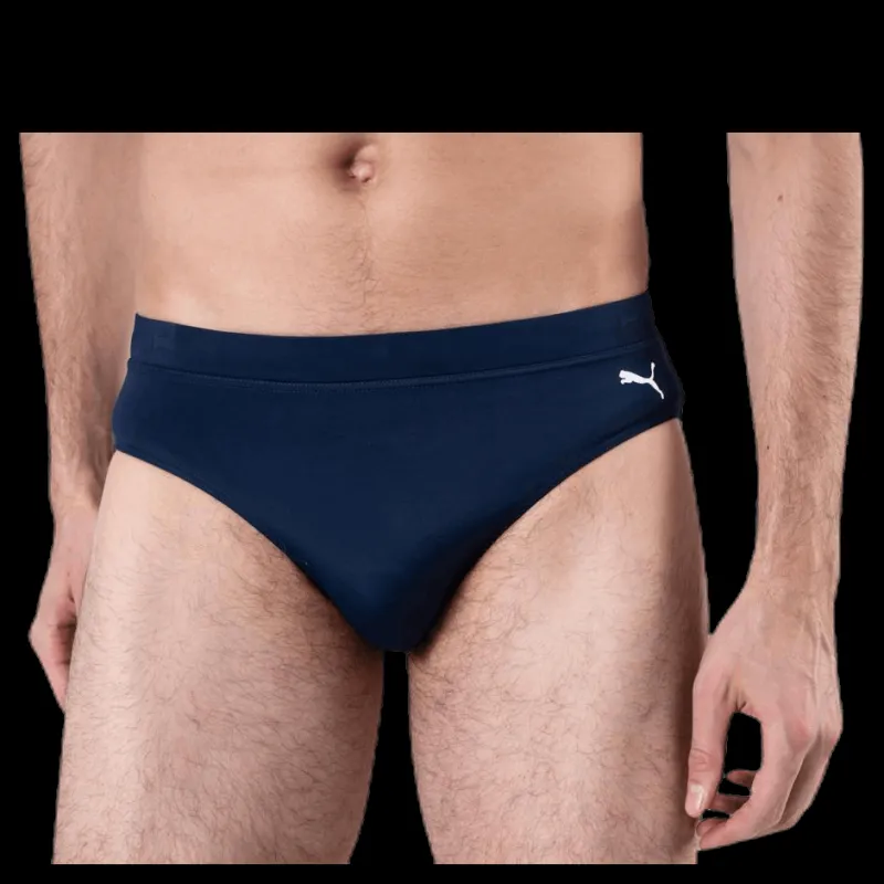 Sale Puma Swim Classic Swim Brief 1-Pack Blue Blå