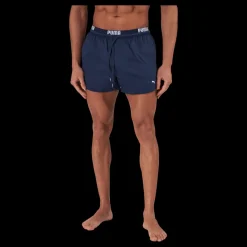 Puma Swim Men Logo Short Length Swi Navy Blå Clearance