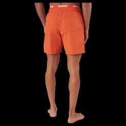 Puma Swim Men Utility Mid Shorts 1p Chili Powder Orange Clearance