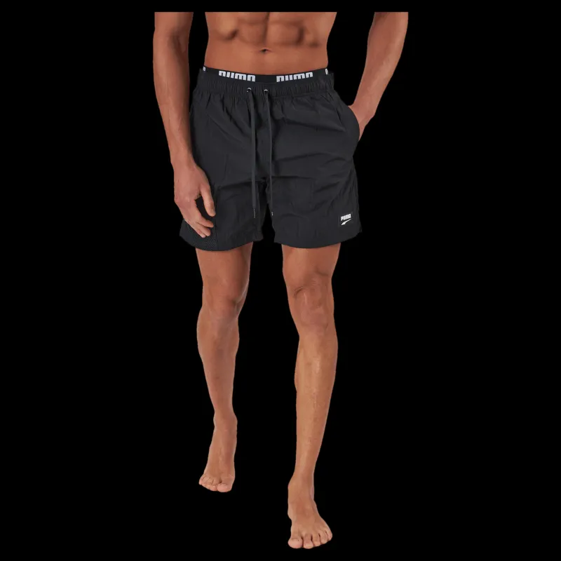 Sale Puma Swim Men Utility Mid Shorts 1p Black Svart