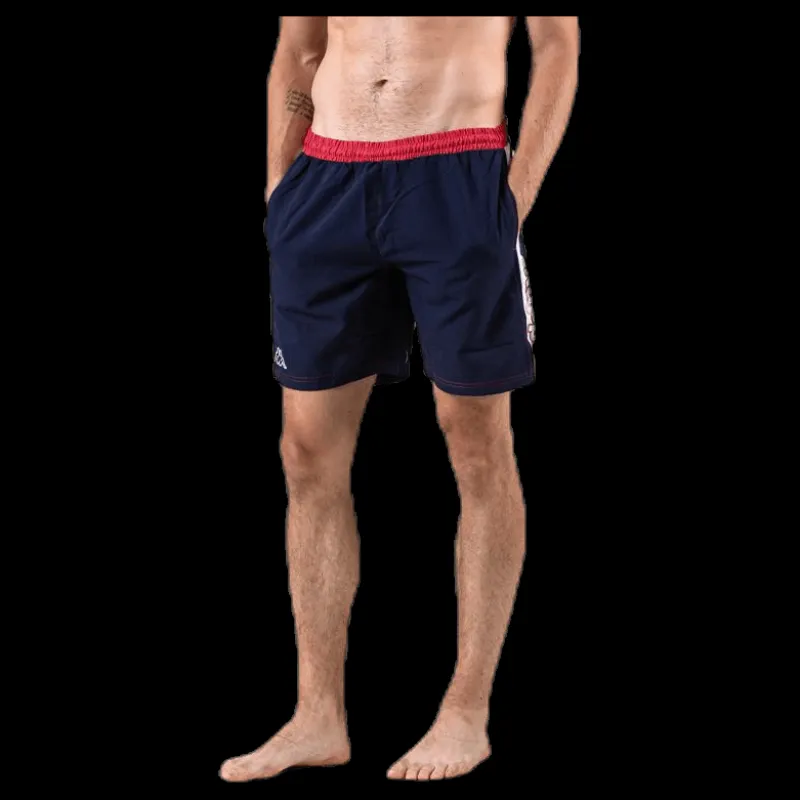 Clearance Kappa Swim Shorts, Logo Birtec Blue/White/Red Blå, Vit och Röd
