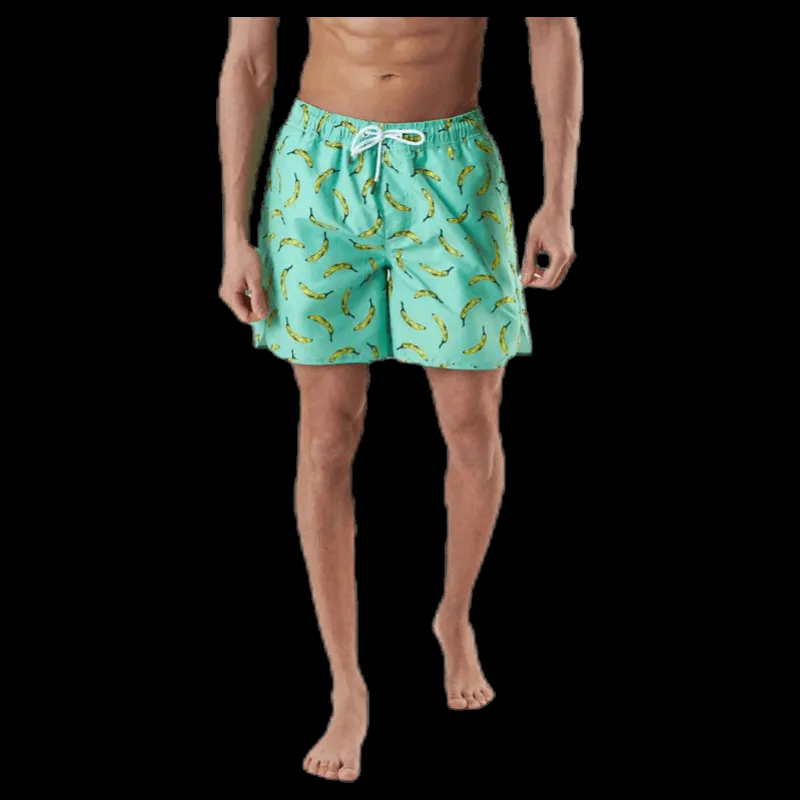 Dedicated Swim Shorts Sandhamn Bananas Green Grön Online